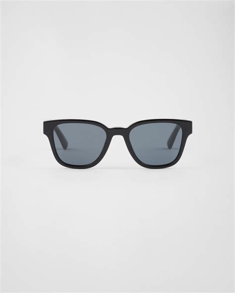 prada gun gun sunglasses|Sunglasses with iconic metal plaque .